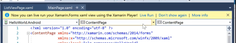 xamarin live player not in vs for mac