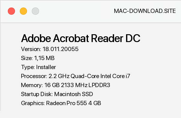 download acrobat reader dc for mac